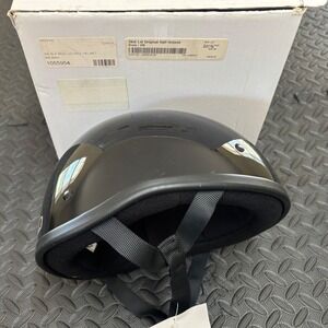 Skid Lid Original Half Helmet Black Gloss DOT Certified Small